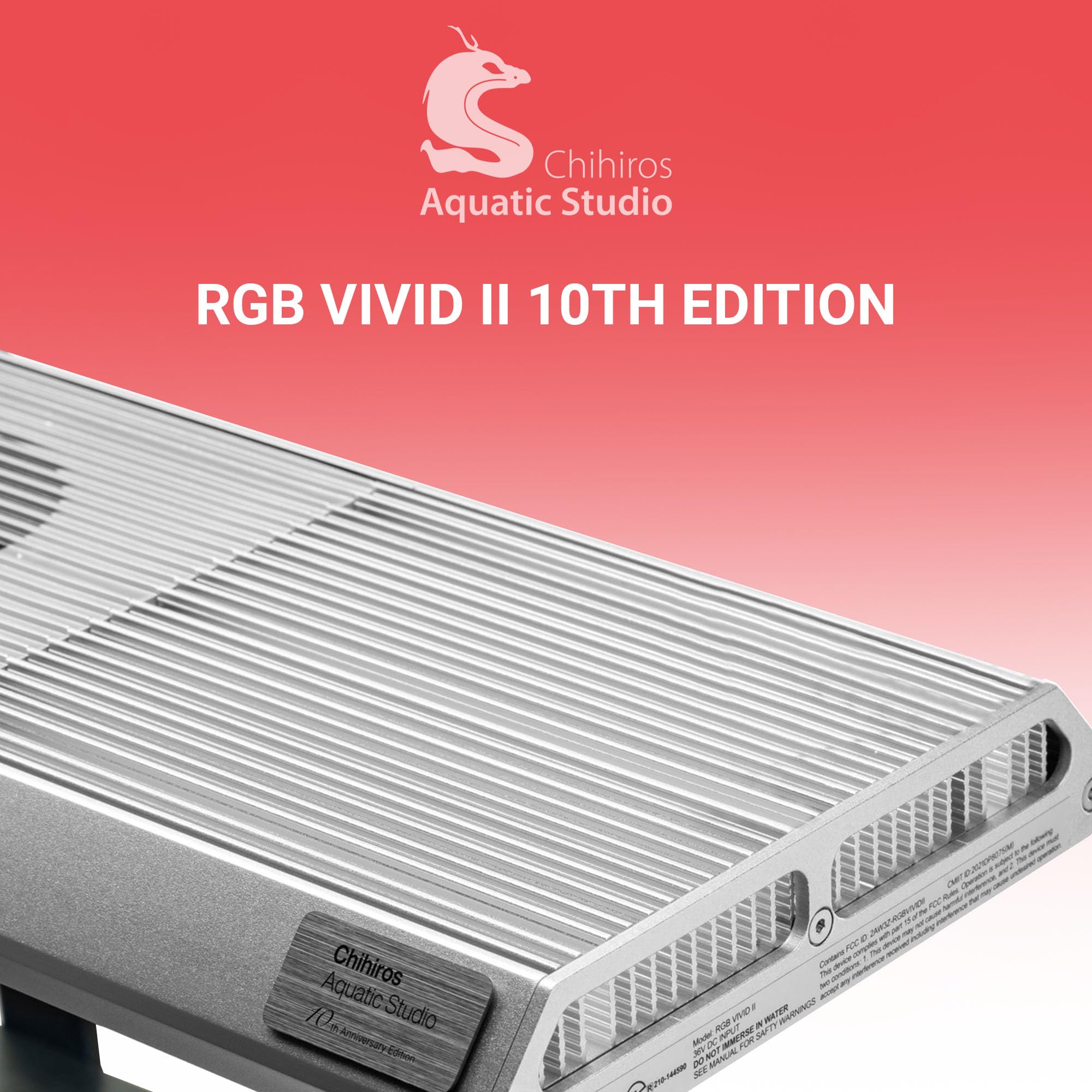 くまぞうchihilos RGB VIVID II Chihiros Vivid II Black 10 Th 130W (Special Edition) Akvaryum