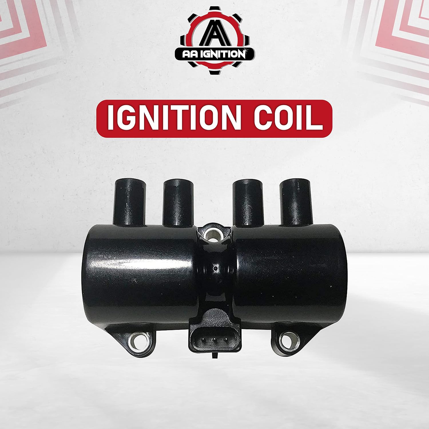 Ignition Coil Pack Replacement - Compatible with Chevrolet, Pontiac, Suzuki Vehicles - Aveo, Aveo5, Optra, Wave, Wave5, Forenza, Reno - Replaces Part 25182496, 96253555, 33410-84Z01