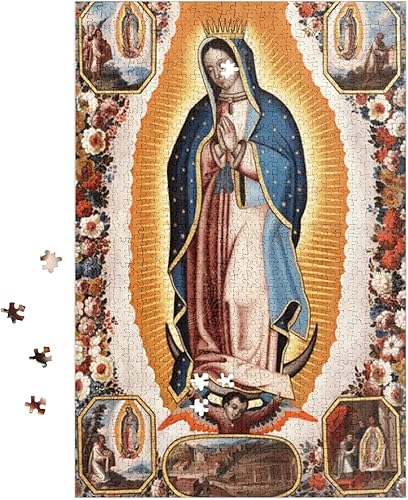Vintage Guadalupe Jigsaw Puzzle Easy Puzzle Popular 1000 Piece Gifts for Boyfriend Fall Rompecabezas