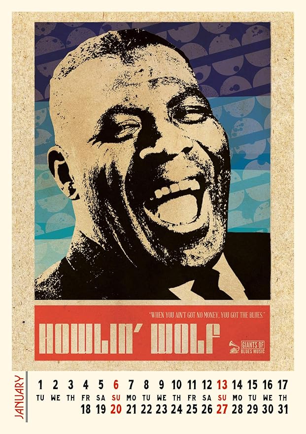 Blues Alley Calendar 2022 Amazon.com : 2022 Wall Calendar [12 Pages 8"X11"] Howlin Wolf Chicago Blues  Singer Vintage Musical Show Posters : Office Products