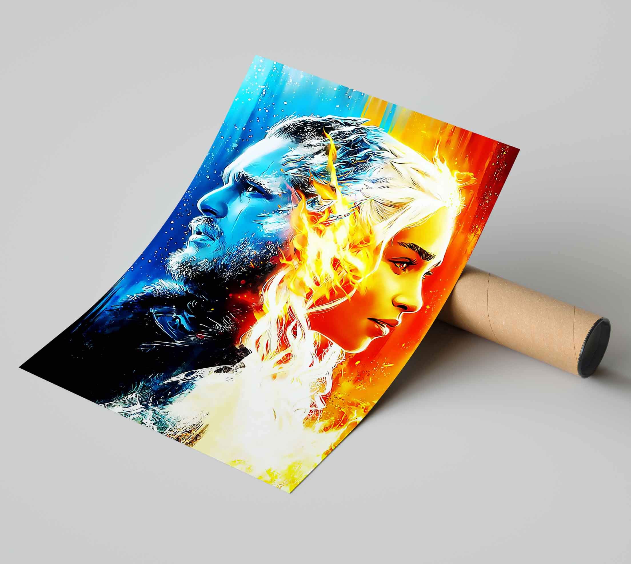 One Click Creations Game of Thrones Poster for Home Decor (13 X 19 Inch, Multicolor, Rolled)