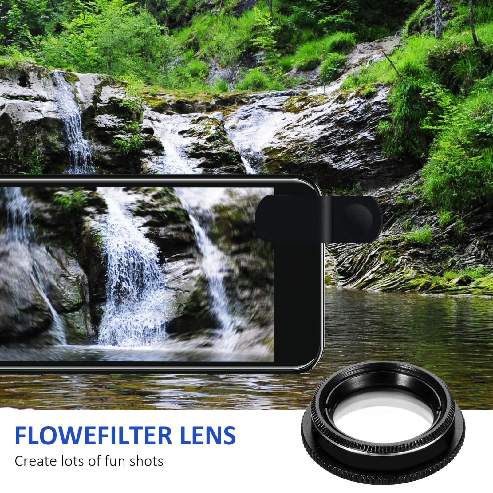 1 set Grandangolare Macro Fisheye Teleobiettivo Cpl e Altri Filtri per Fotografie Persone e Facile Usare e Portatile