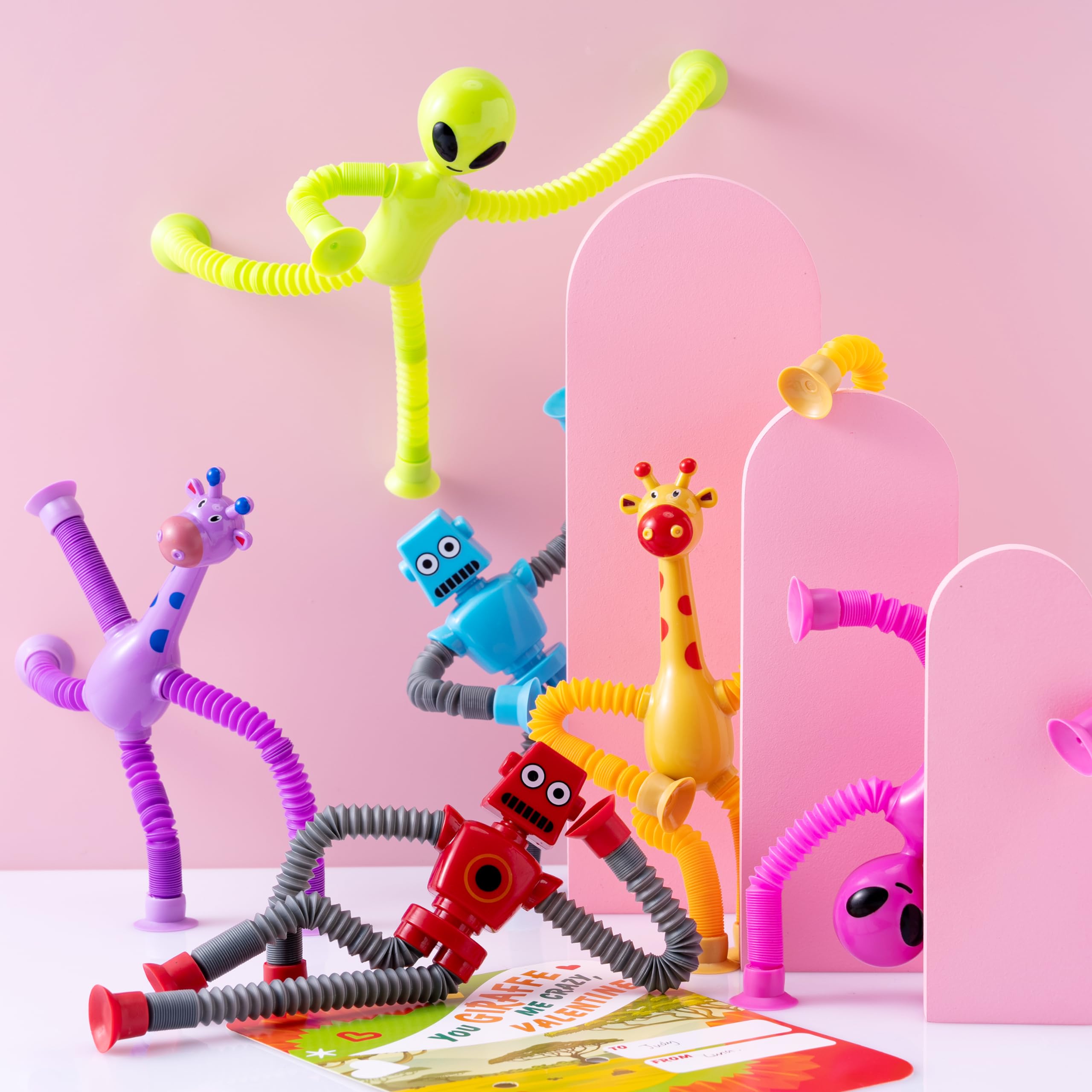 Amazon.com: JOYIN 12 Packs Valentine's Day Telescopic Suction Pop