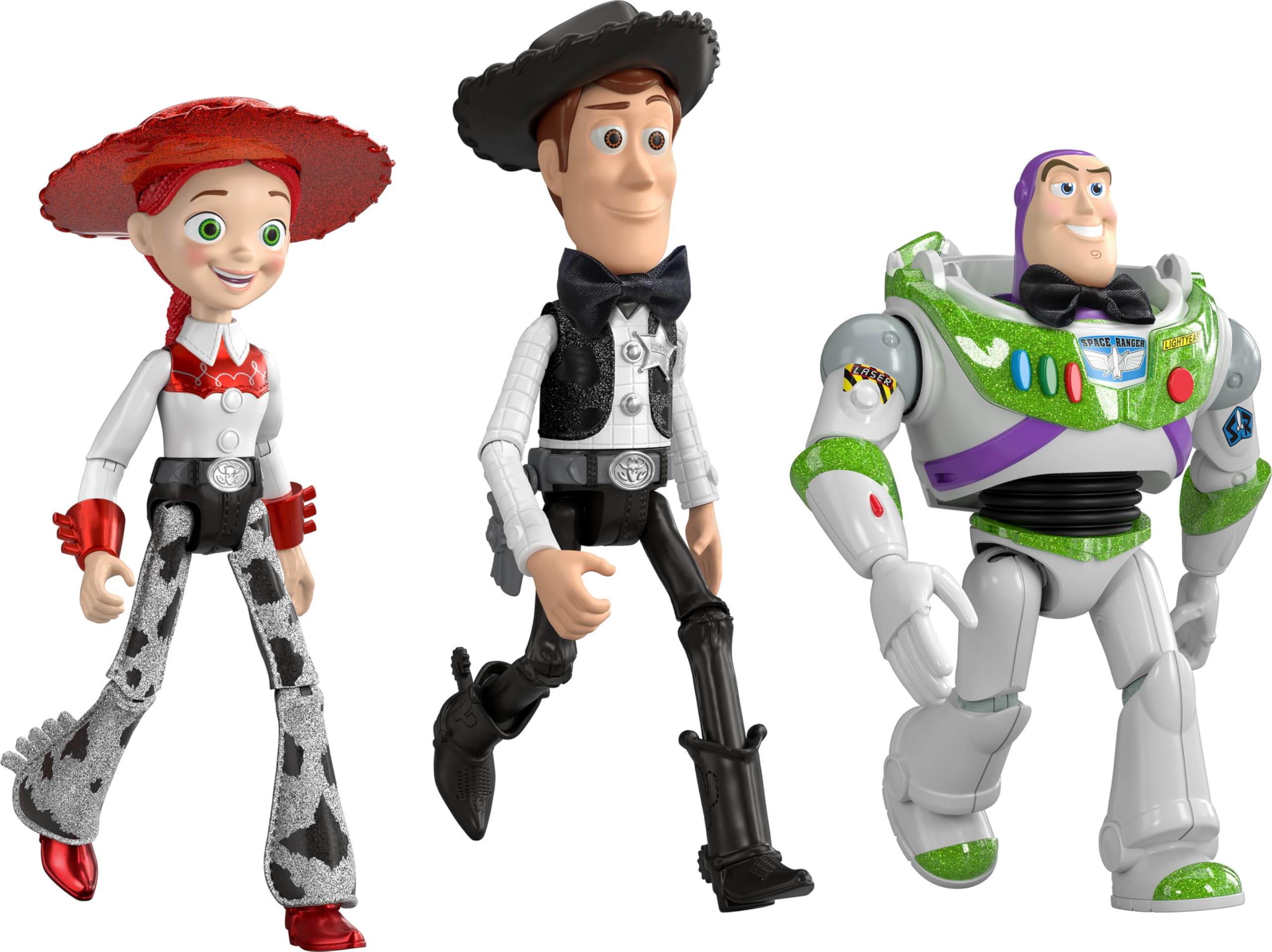 トイストーリー5　セット　ロッキー　ジェニードール　Toy Story Disney Princess Pixar Toy Story Action Figure 3 Pack, Bright Woody