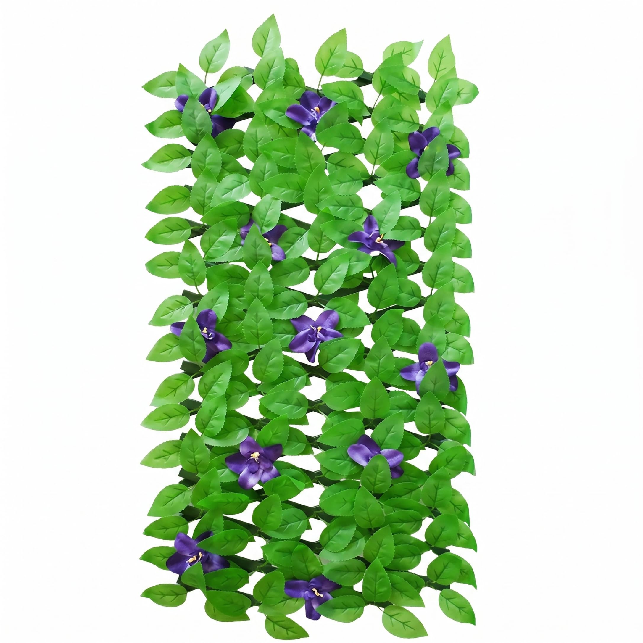 Clôture de confidentialité extensible et panneau en herbe violette pour balcon et patio