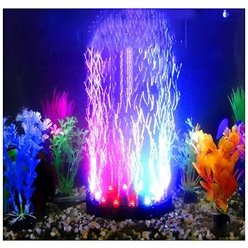 4.92 inch 12 LEDs Fish Tank Light, Bubbler Stone, LED