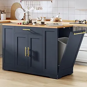 YITAHOME 53 inch Large Rolling Kitchen Island