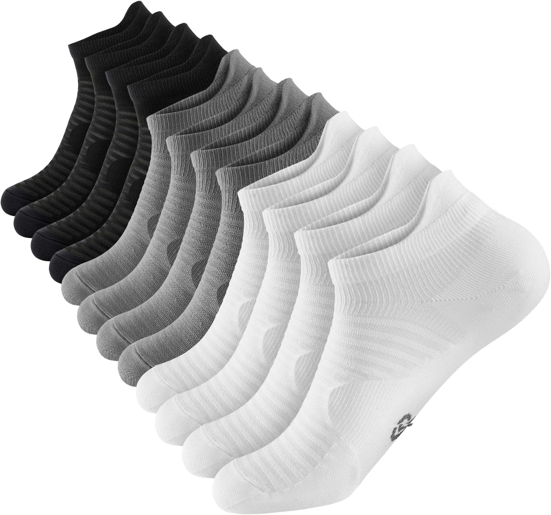 Compression Running Ankle Socks Low Cut(6 Pairs) for Men & Women