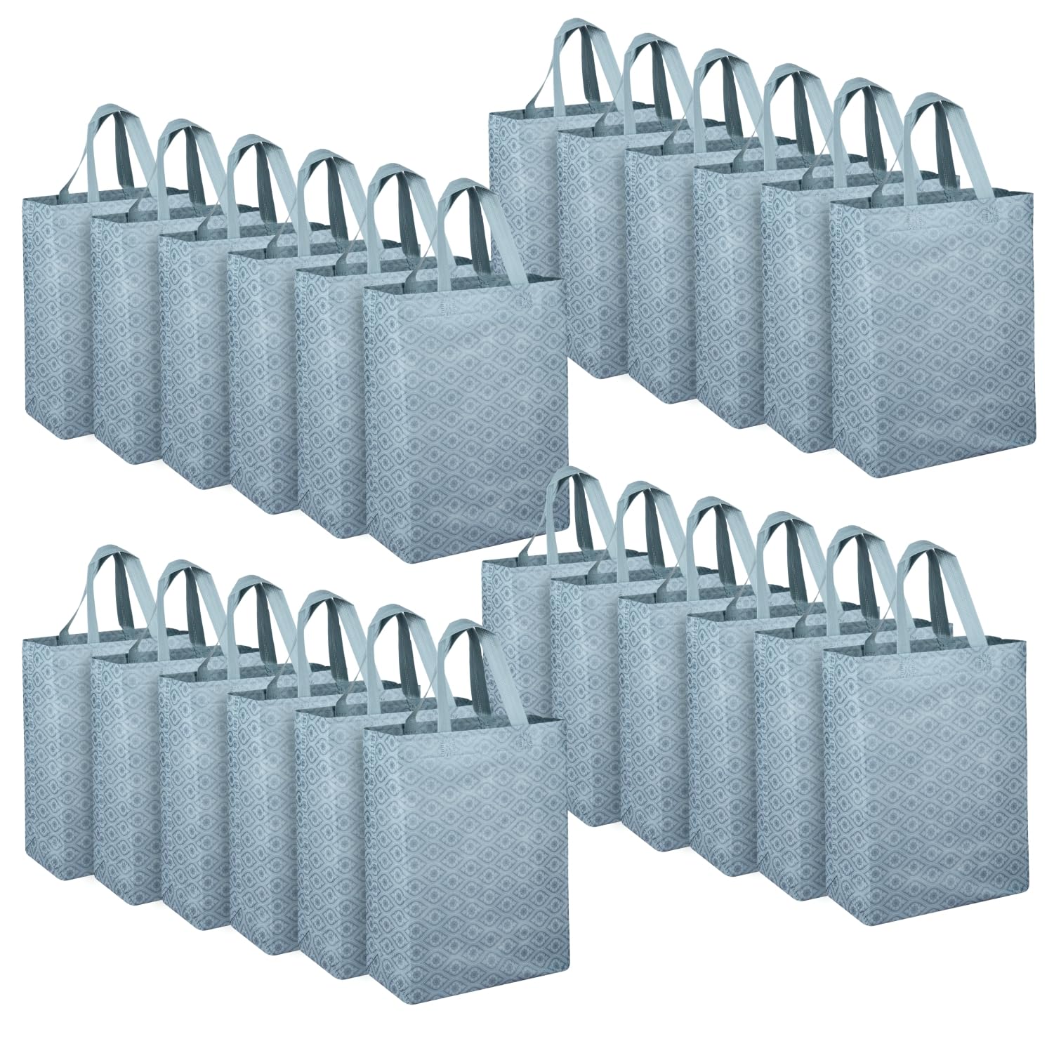 Kuber Industries Shopping Handbag | Grocery Handbag | Shopping Bag | Grocery Shopping Bag | Reusable Shopping Bags | Vegetable Bag | Eye-Print Carry Bag | Pack of 24 | Gray (B0CKF3PT3C) Amazon Price History, Amazon Price Tracker