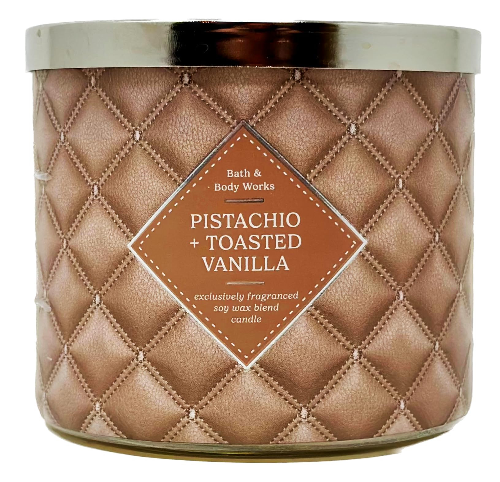 Amazon.com: Bath + Body Works Pistachio + Toasted Vanilla Candle - Salted Pistachio Nuts ...