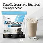 Limitless Pharma Pure Whey Isolate | High Protein Whey Isolate Powder | 27g Protein, 6g BCAAs, Sugar Free, Gluten Free, Low Carb, Low Lactose | 30 Servings, 2LB (Vanilla)