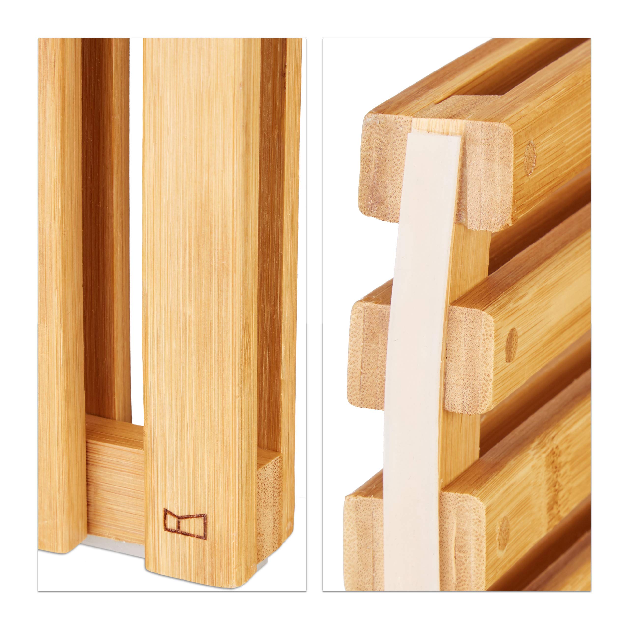 Relaxdays Kruk, Bamboe hocker | poef kopen vanaf € 5