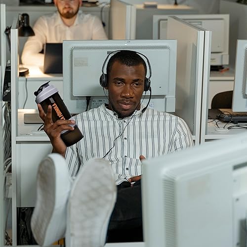 Miniatura 2 de RG LIFE & NUTRITION La Formula - Botella agitadora para batidos y mezclas de proteínas en polvo, incluye compartimentos especiales para almacenar