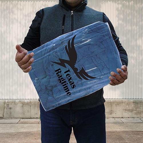 Miniatura 9 de Texas Ragtime Blue Huck Towels - Toallas de tela de grado industrial a granel, limpieza multiusos, manchas para mecánicos de automóviles, limpieza,