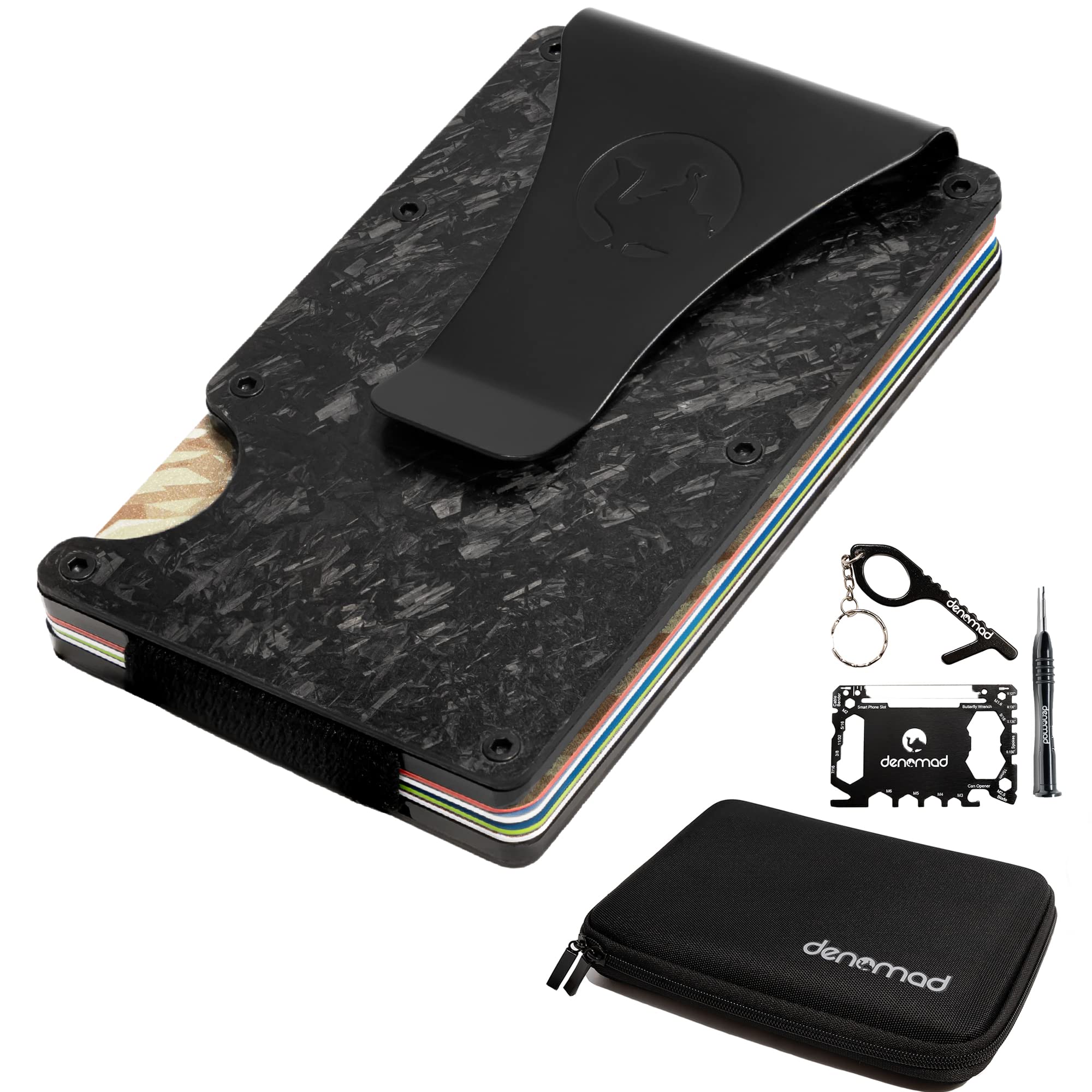 Buy Carbon Fiber Wallet RFID Blocking Complete Gift Set for Men