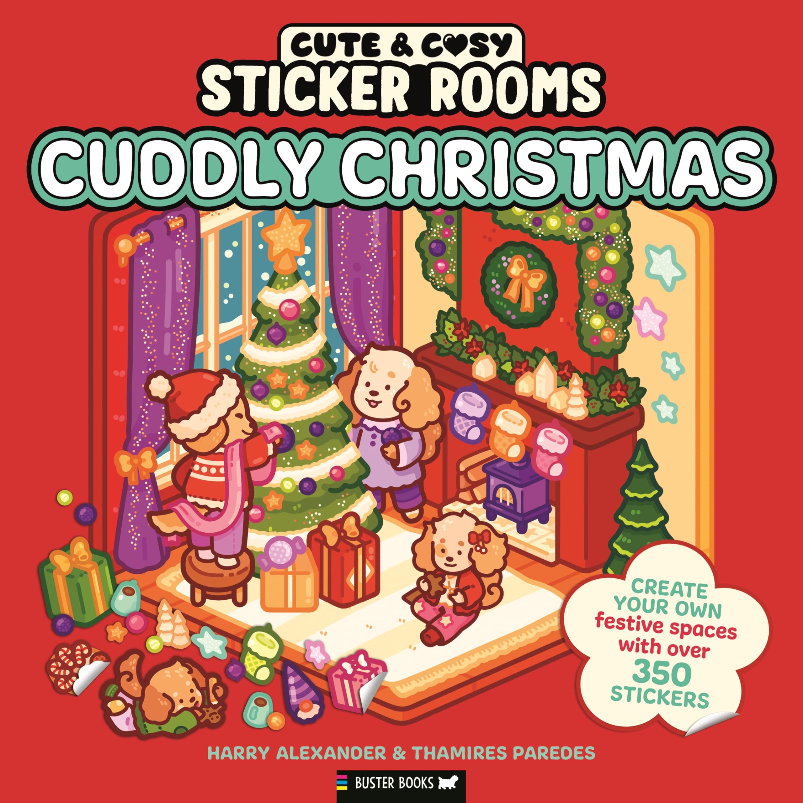 Sticker Rooms: Cuddly Christmas (Cute & Cosy)