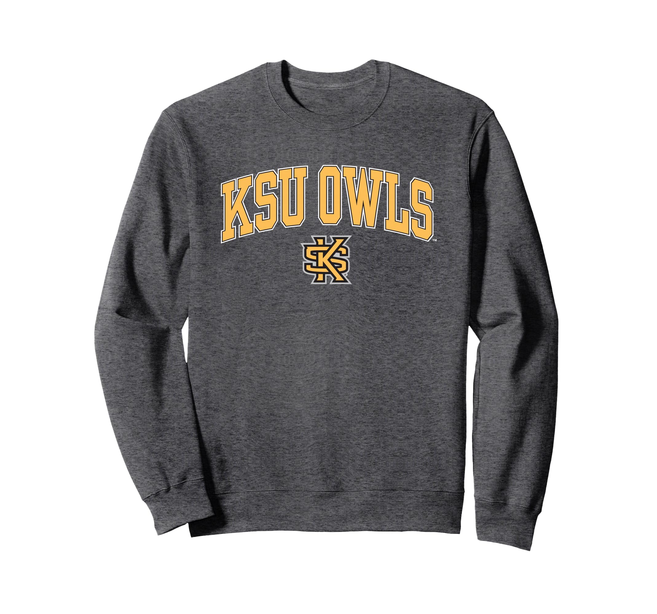 Kennesaw State Owls Arch Over Dark Heather Sweatshirt