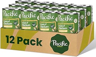 Pacific Foods Organic Cream of Chicken Soup, 10.5 oz Can (Case of 12)