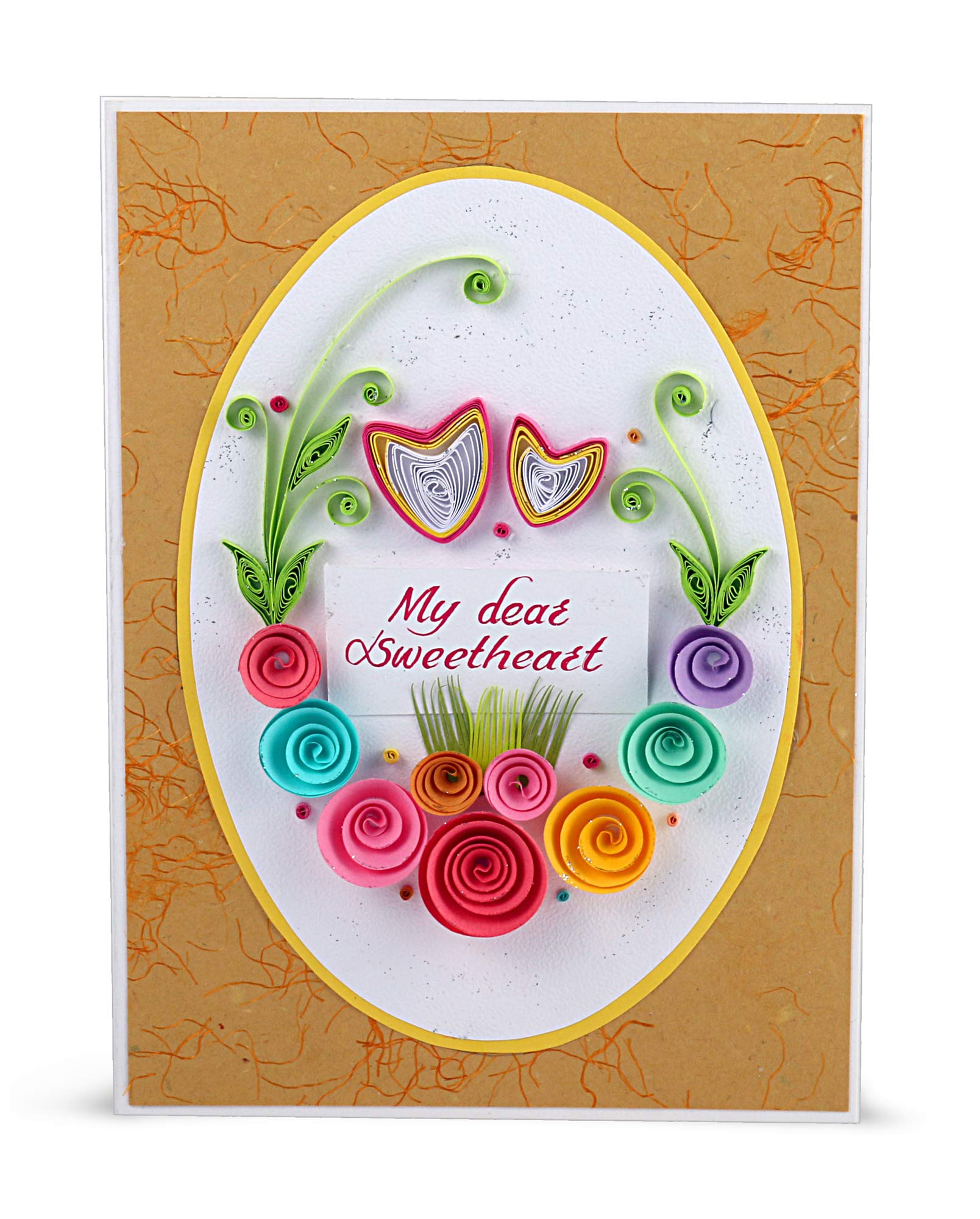 Swapnil Arts Handmade 3D Paper Quilling My Dear Sweetheart