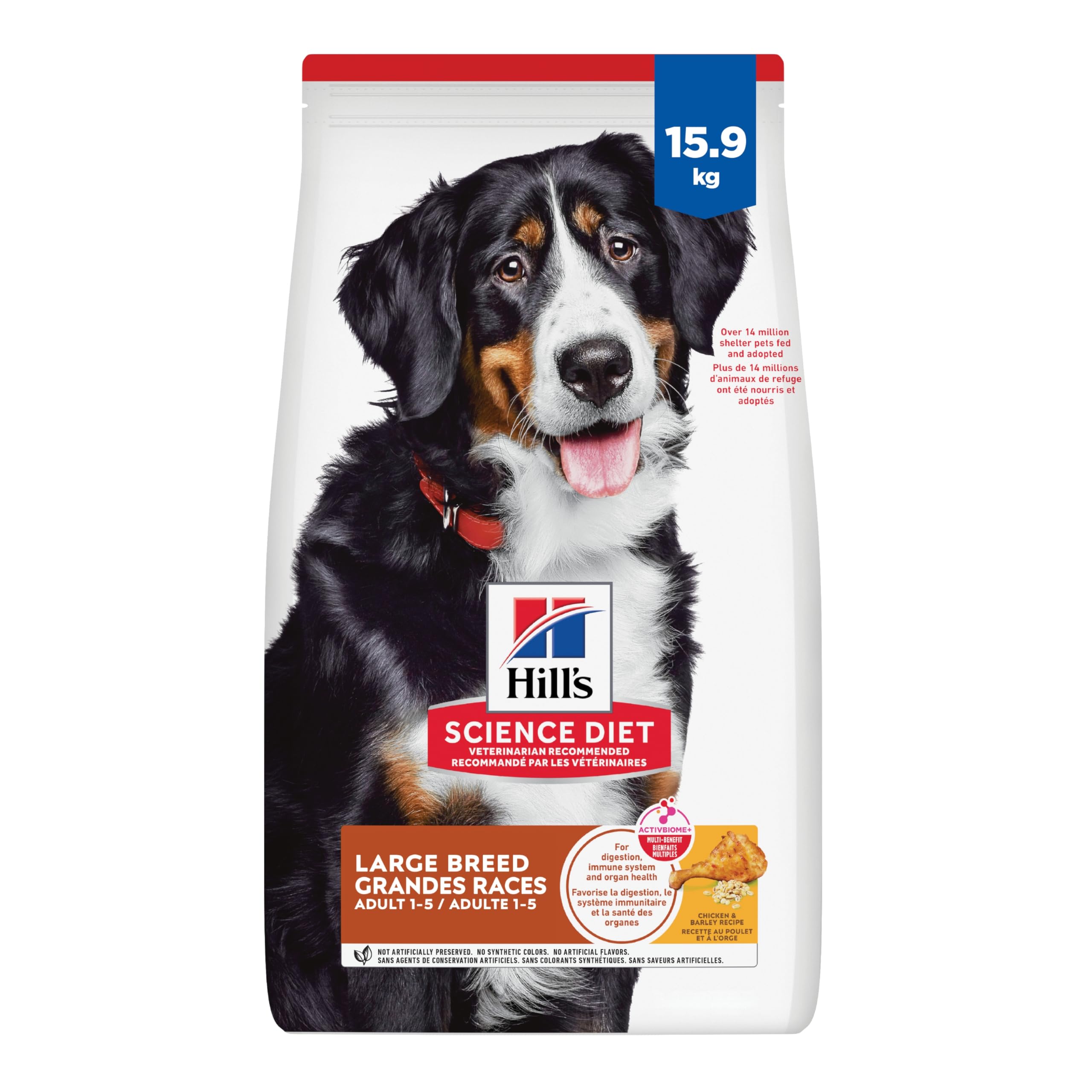 Hill's Science Diet Adult Large Breed Chicken & Barley Recipe Dry Dog Food 15.9 kg Bag - 1