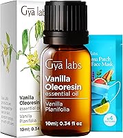 Gya Labs Vanilla Essential Oil 0.34oz - Pure for Diffuser, Skin, Hair, Aromatherapy & DIY Candle Making