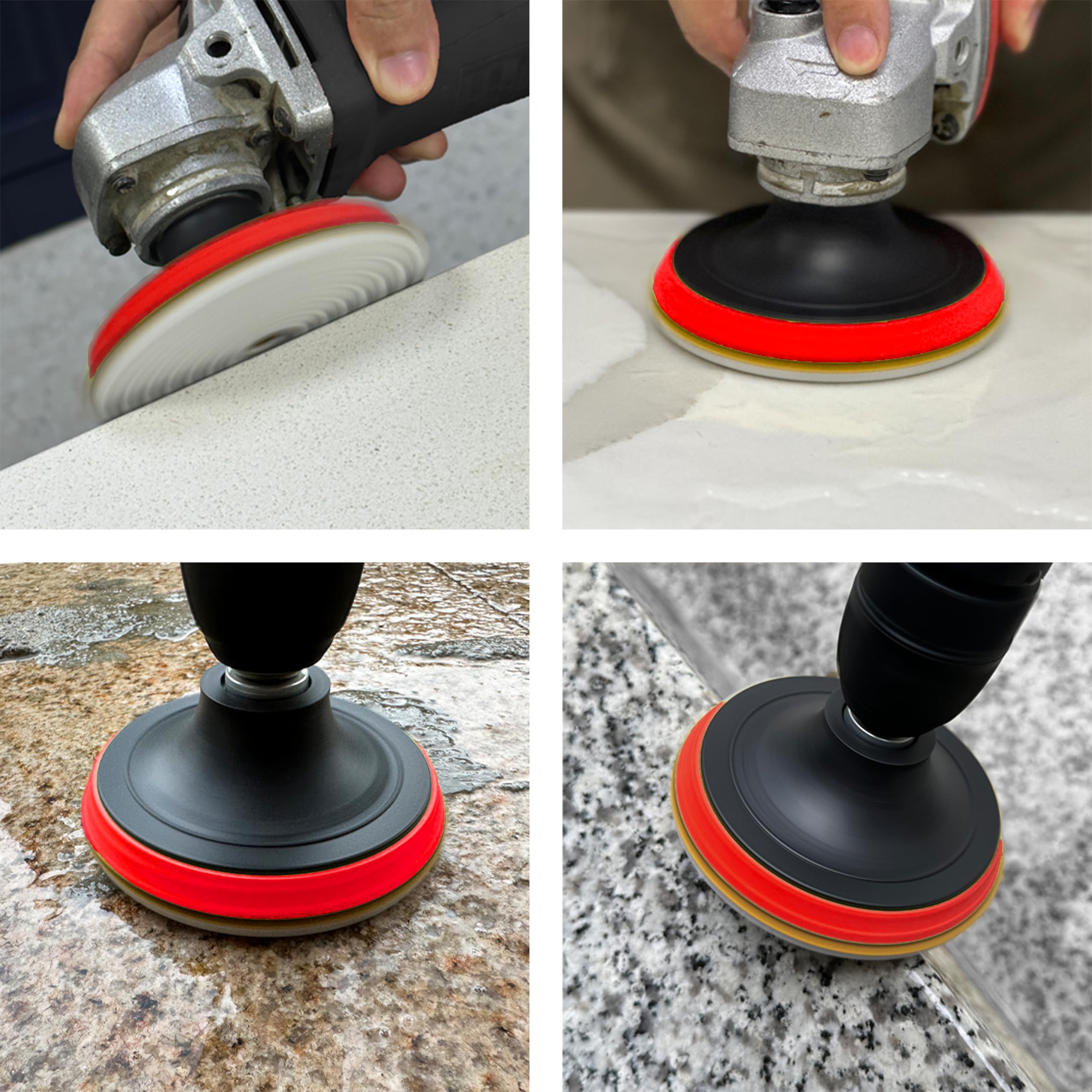 Kit 11 Pezzi Pastiglie Diamantate Per Lucidatura Marmo E Granito - 100mm Wet/Dry - Foto 11