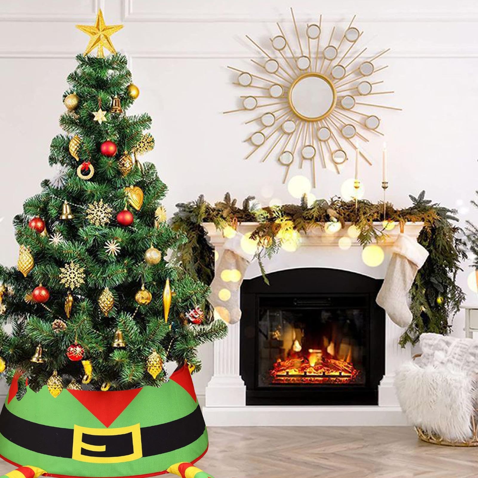 Amazon.co.jp: クリスマスツリースタンドカバー、ツリースカート
