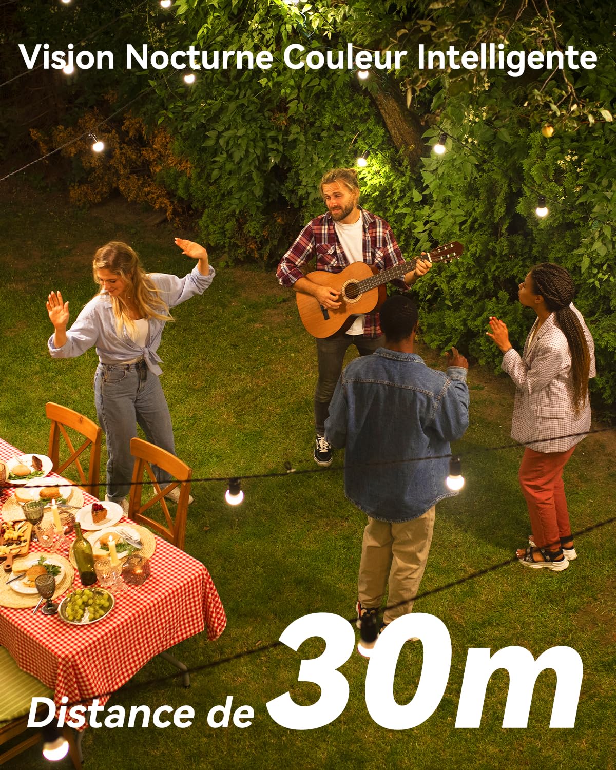 Imou 3K Telecamera Wi-Fi Esterno Visione Notturna a Colori, 5MP Telecamera WiFi da Esterno 360°, Tracciamento Intelligente, Rilevamento Umano/Veicolo, con Scheda di Memoria microSDXC 64 GB