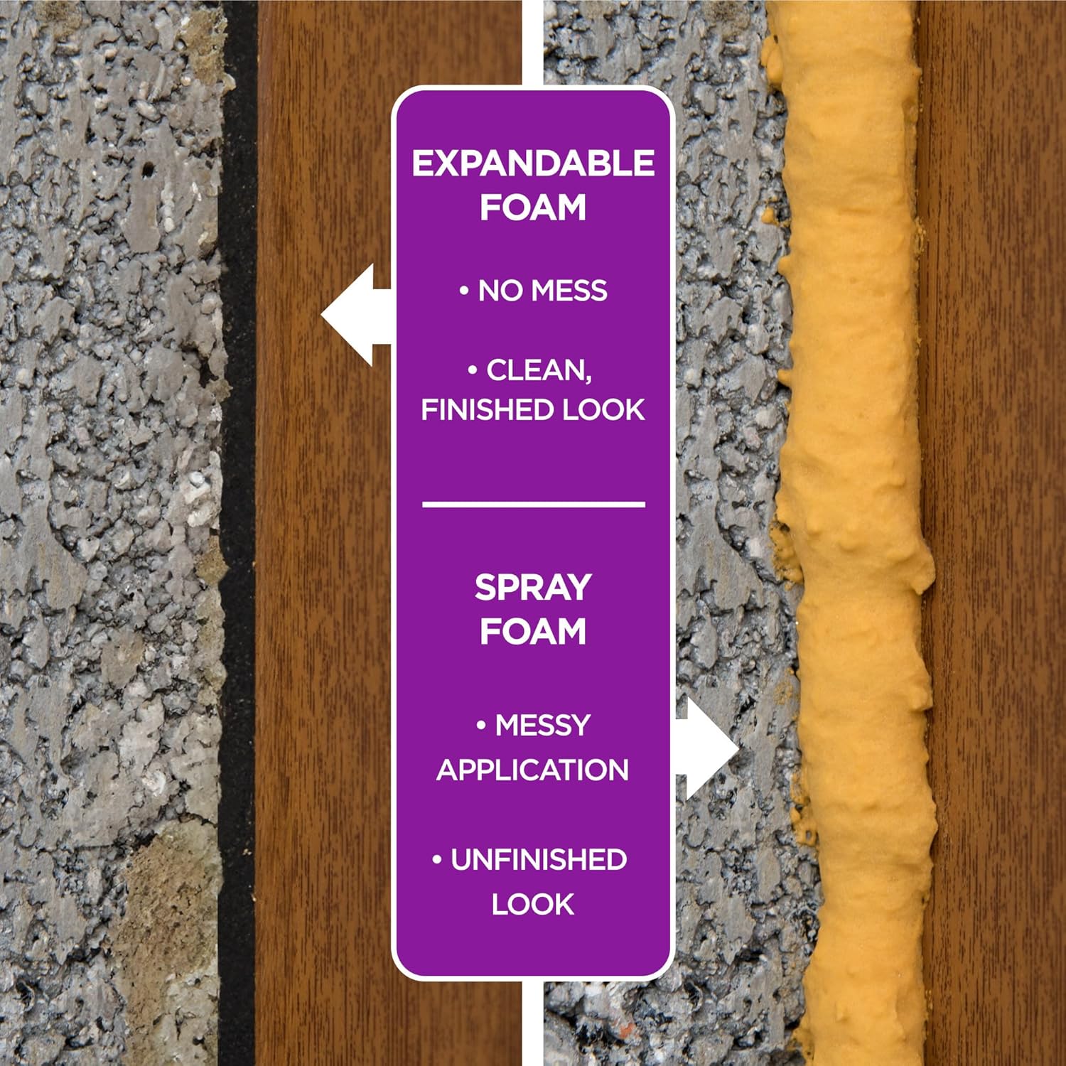 M-D Building Products 03115 1-1/2 in. Black Expandable Foam Platinum™ Weatherseal for Uneven Gaps