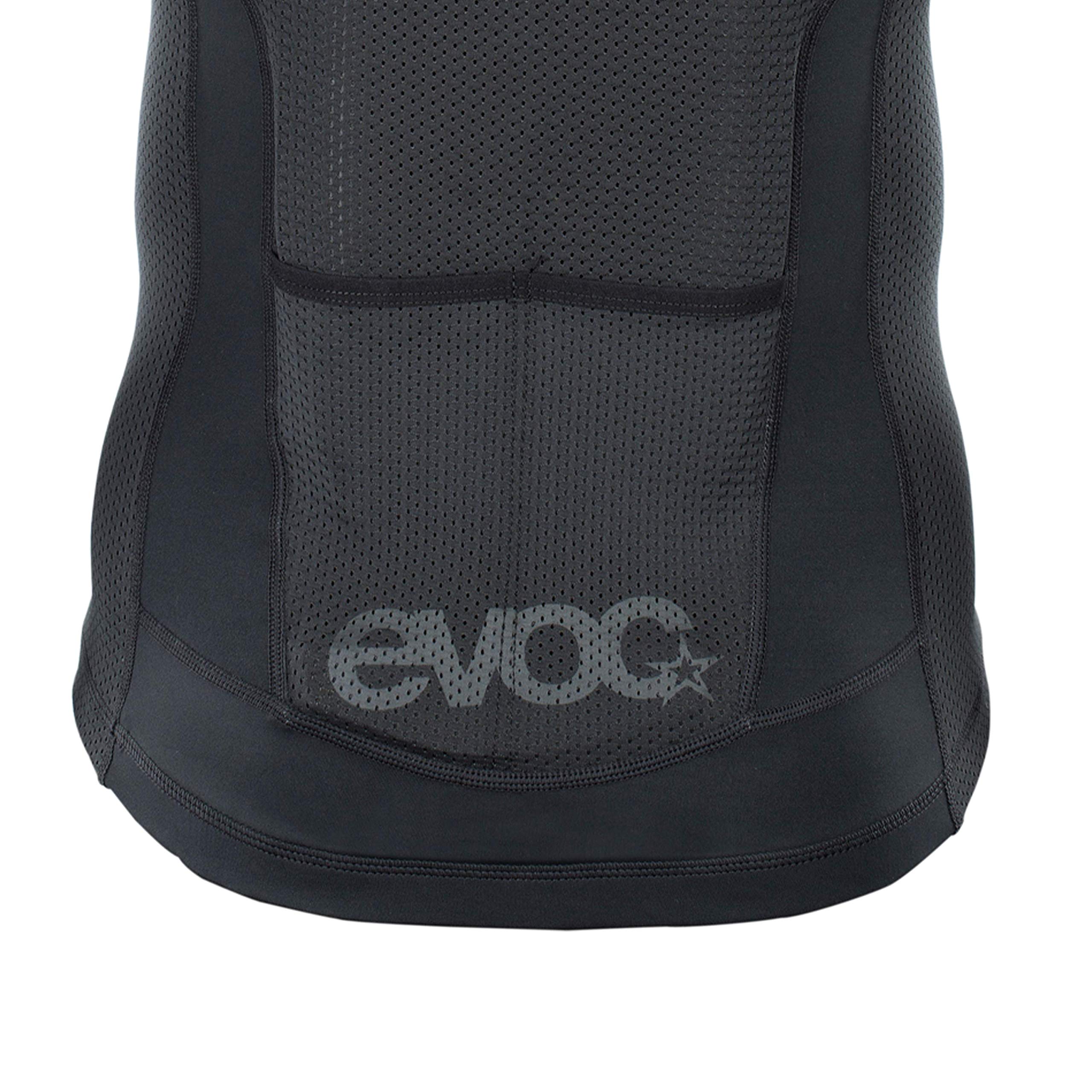 EVOC Protector Shirt Schutzkleidung Protektorshirt für Action Sportarten (Größen: S, M, L, XL, LITESHIELD Plus-Rückenprotektor, Schulter- & Brustprotektoren, Trinkblasenfach, Mesh-Einsätze), Schwarz