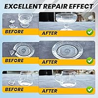 Vista 2 de Super Pegamento Transparente para Vidrio 30 Gramos, Superpegamento Delgado para Reparación de Artesanías de Acrílico, Plexiglás, Vasos, Carga