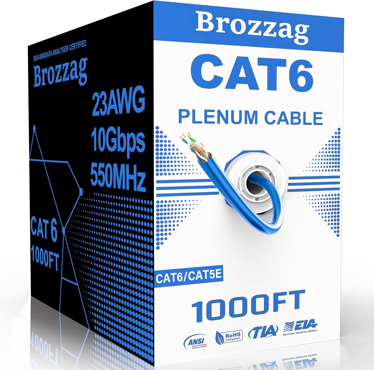 Cat 6 Plenum 1000ft