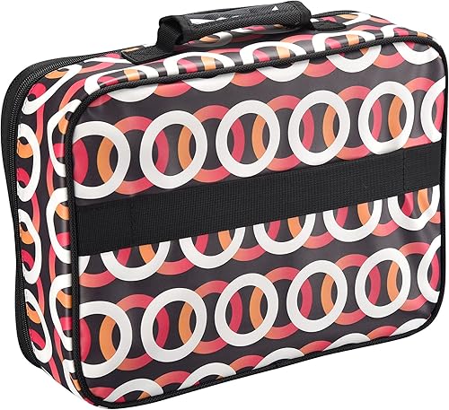 Miniatura 6 de BYOOTIQUE Estuche de maquillaje de felpa abierto y plano de viaje para accesorios de aseo, Verde