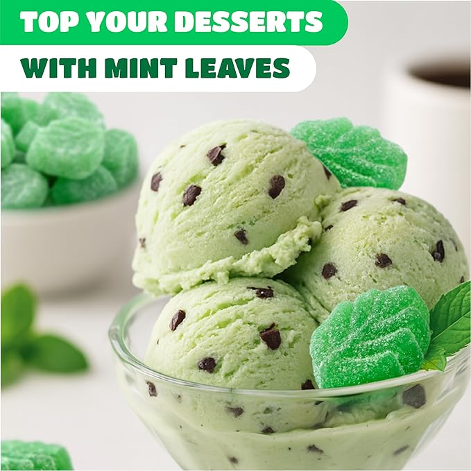 Caramelos de menta verde Spearmint Leaves - 1 Libra miniatura 6