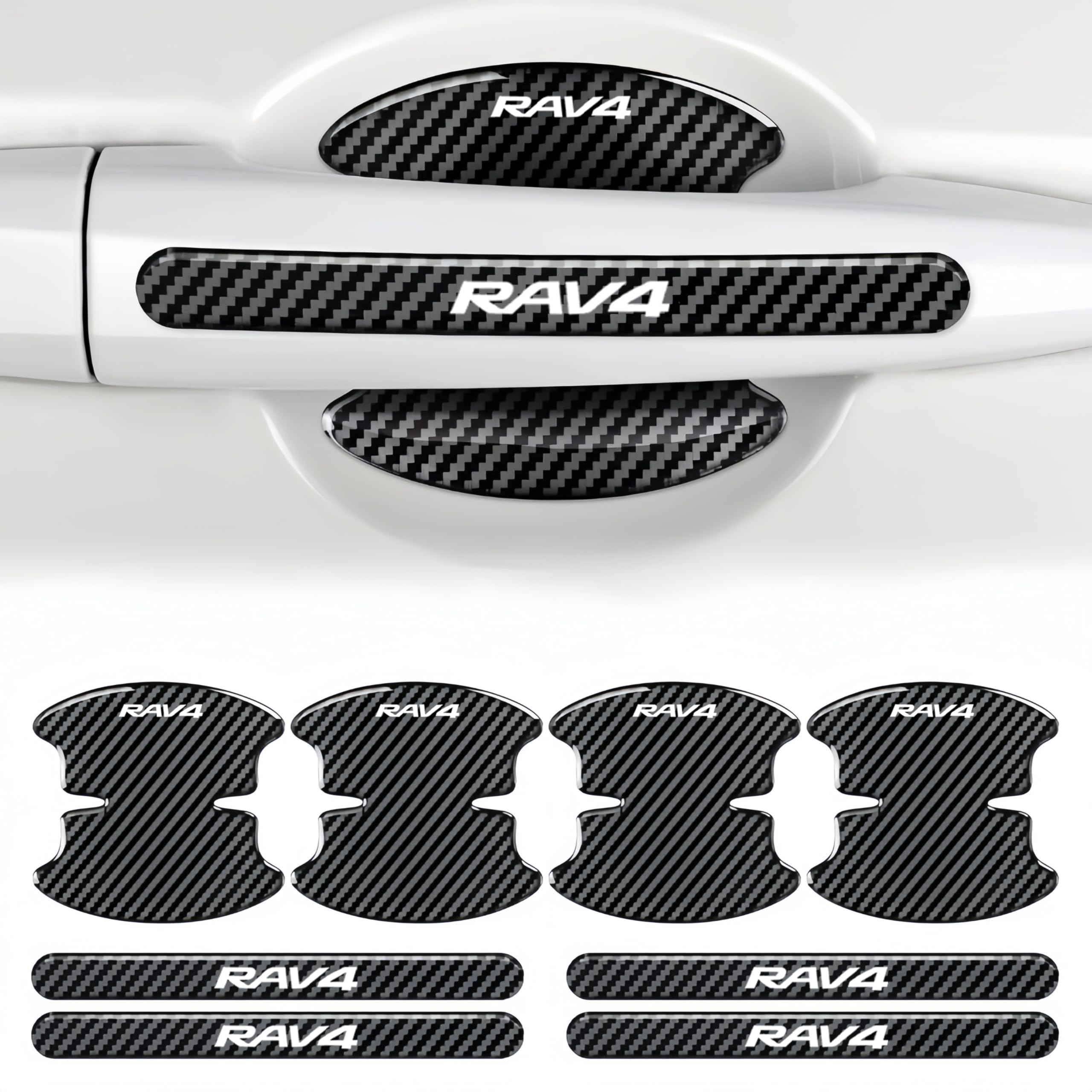 Amazon.co.jp: JDFOGO FOR 新型RAV4 ドアハンドル プロテクター