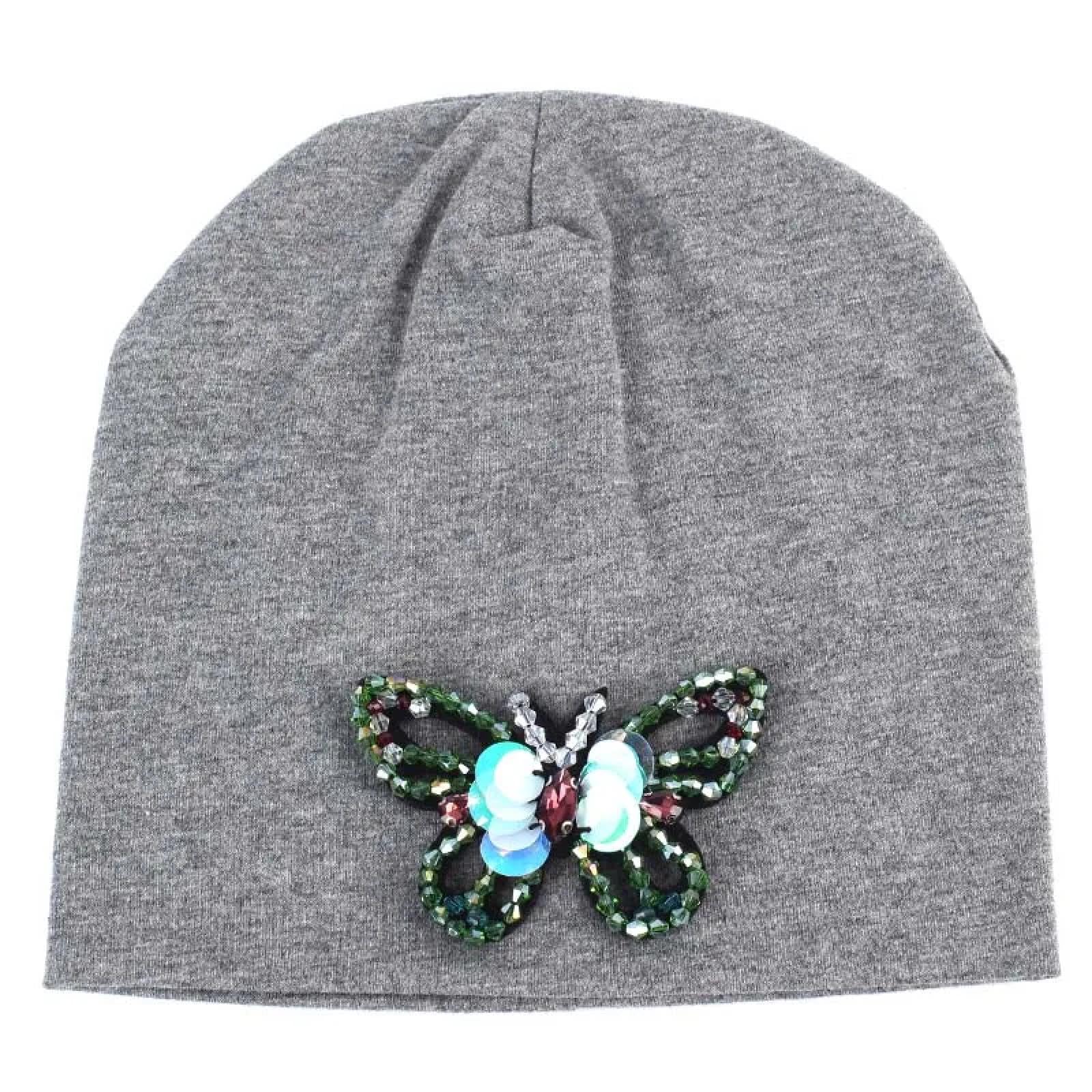 Berretti in Maglia Cappelli Cappellini Berretti Farfalla Bambini Berretti 0-3 Anni Neonato Beanie Cappello Primavera Slouchy Berretti Ragazza Cappello Bambini Outdoor cap