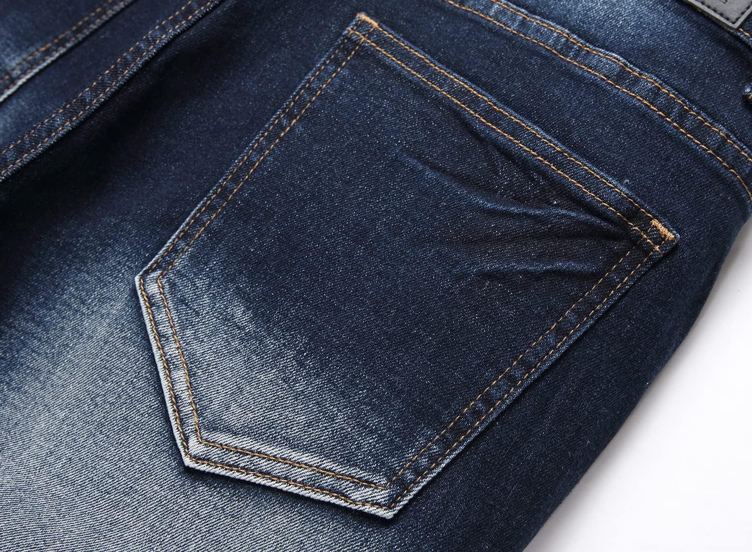 Men's Ripped Straight Holes Stretchy Jeans - Image 6