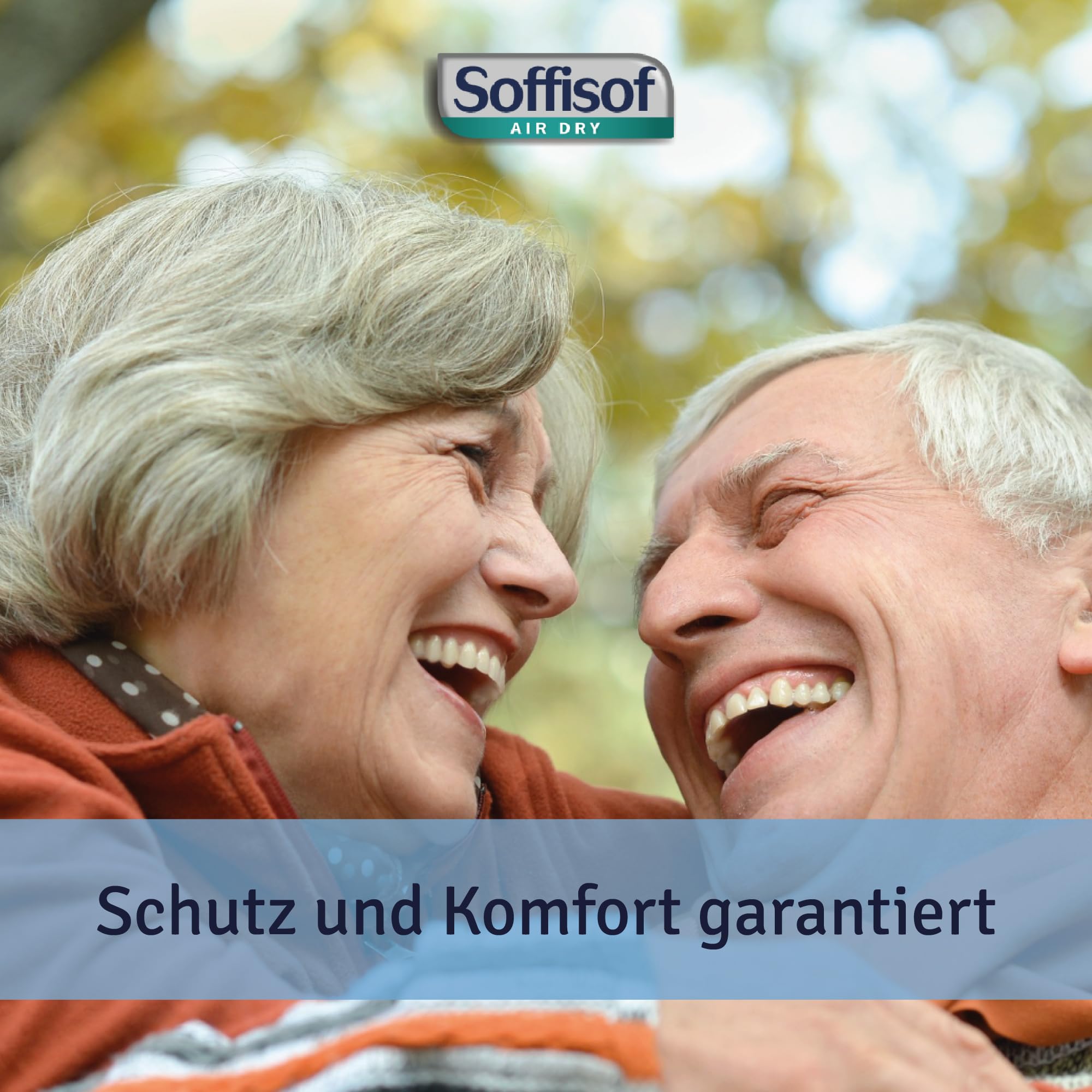 Soffisof Air Dry Windeln für Erwachsene Super L - 90x Inkontinenz Windelslip - 6 Packungen mit 15 Windelhosen, 8 Tropfen - Erwachsenen Windel