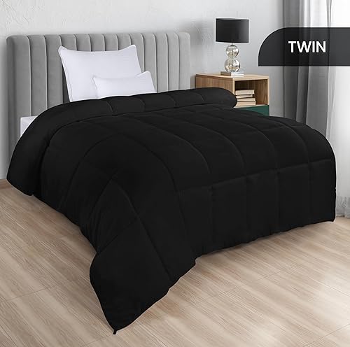Vista 66 de Utopia Bedding Edredones tamaño King, relleno de edredón para todas las estaciones, edredón alternativo de plumón cosido en caja con pestañas