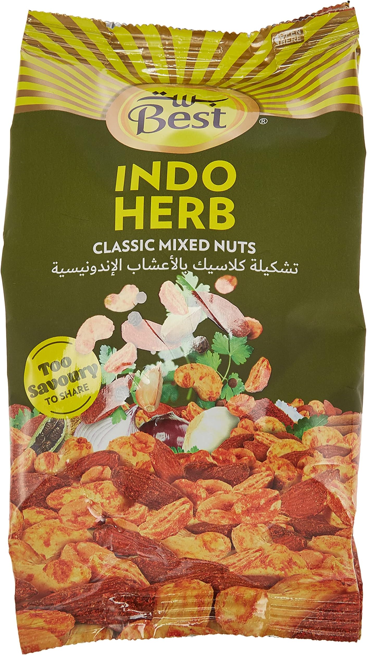 Indo Herb Classic Mixed Nuts Bag, 150Gm