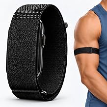 Elastic Nylon for Garmin Cirqa Arm Band,Adjustable Bicep Strap