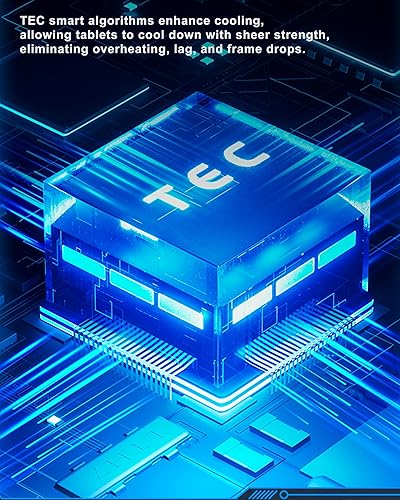 Miniatura 8 de YANISM Enfriador de iPad, enfriador magnético para tableta para iPadSurface ProSamsung TabSteam Deck, ventilador de enfriamiento para iPad con