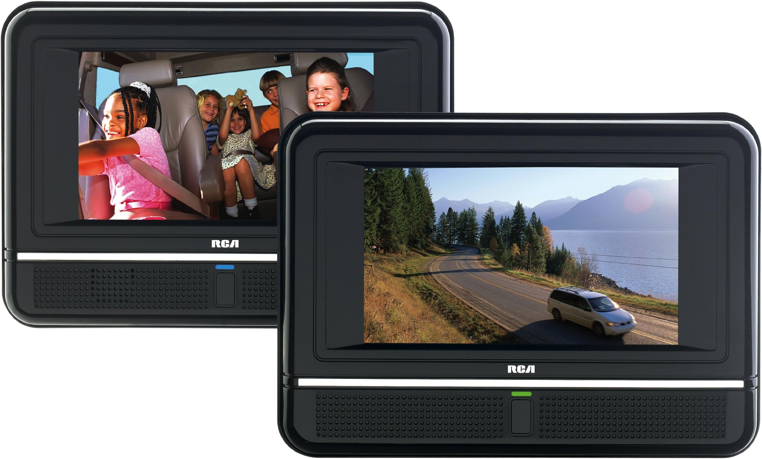 RCA DRC6272 7-Inch Twin Mobile DVD Players - play two different DVDs!