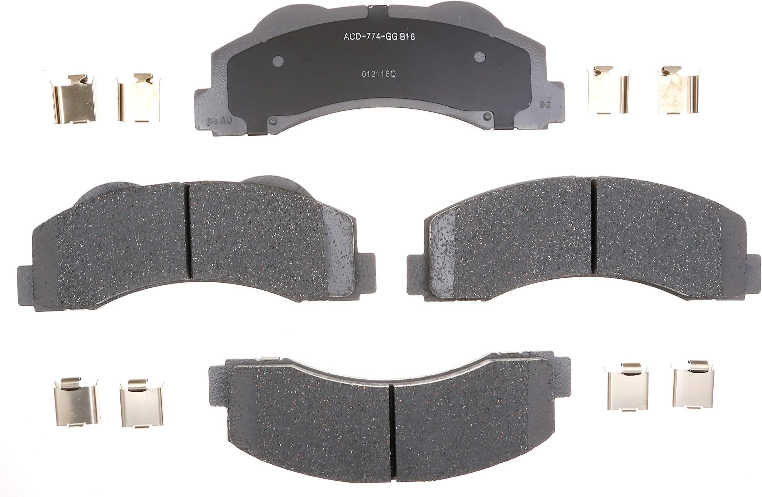 ACDelco Silver 14D1401CHF1 Ceramic Front Disc Brake Pad Kit