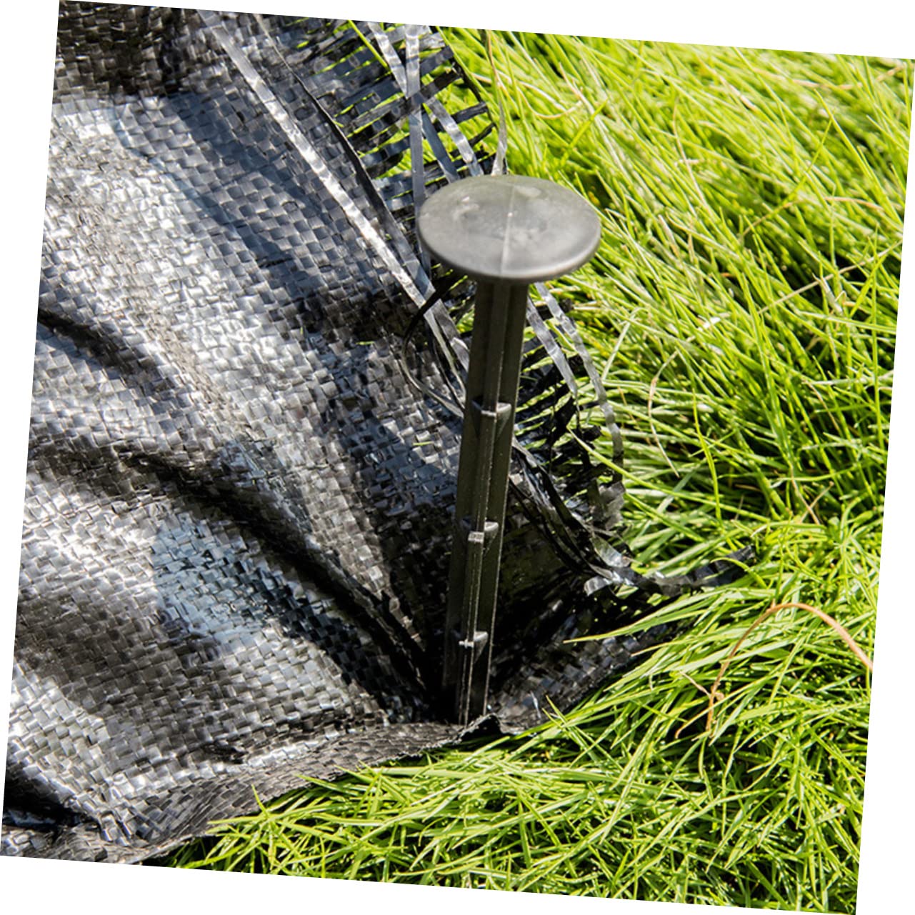 Hemobllo 3 Ensembles Piquets De Jardin Plastique Noir Piquets De Fixation pour Tentes Gazons Artificiels Et Filets De Protection pour Sols Acides Et Installation Facile 120 Pièces * 3