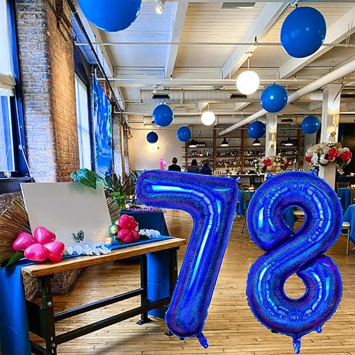 Miniatura 8 de Globo azul oscuro número 8 de 40 pulgadas