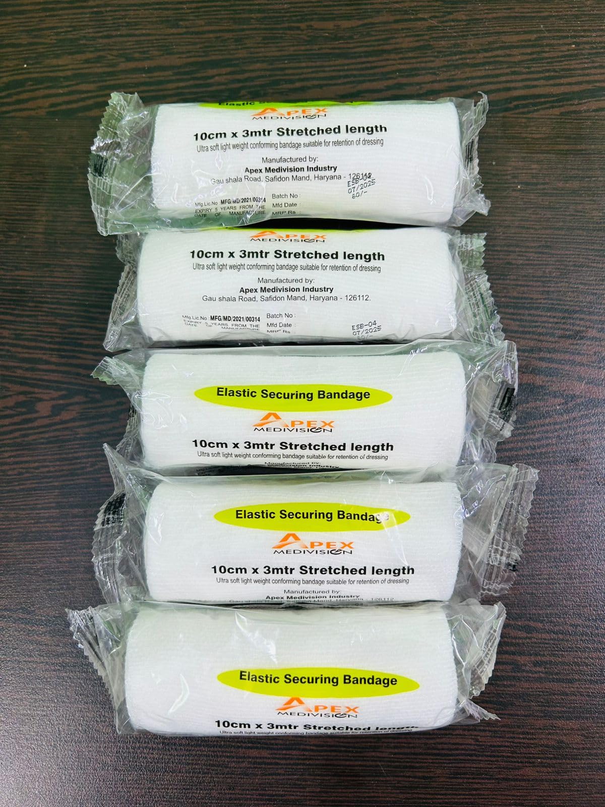 Elastic Securing Bandage (10 pieces) (10cm x 3mtr)-image-35