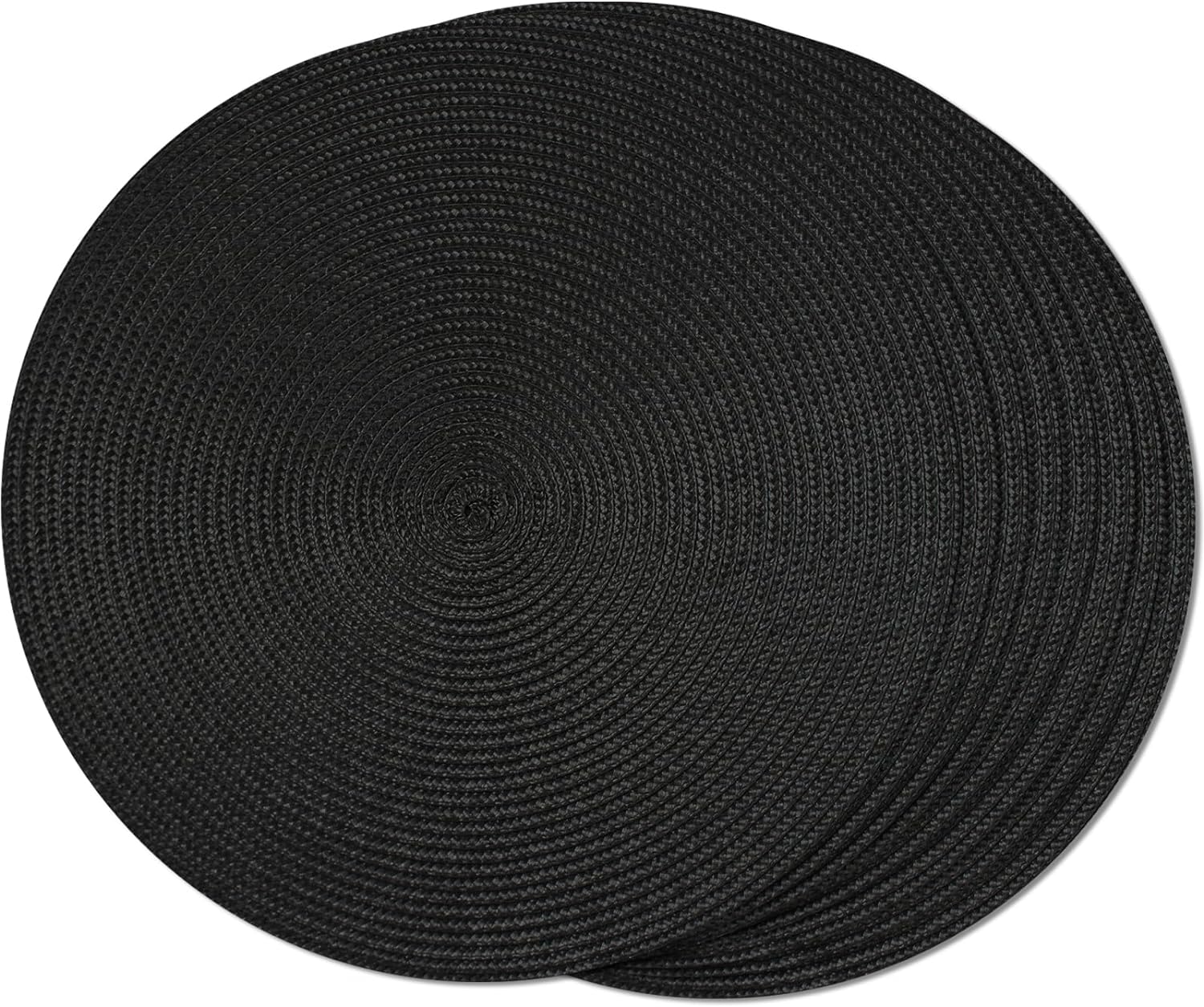 FunWheat Round Braided Placemats Set of 8 Place Mats for