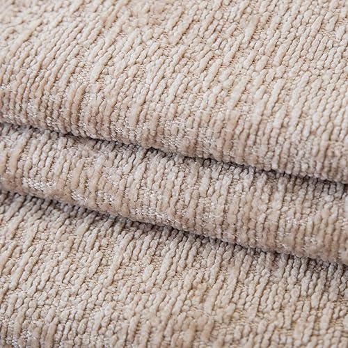 Miniatura 7 de WACOMECO Juego de 2 fundas de cojín de felpilla neutra, con textura suave, decorativas, para sofá, cama, decoración del hogar, 18 x 18 pulgadas,