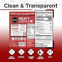 Vista 2 de Healthier Comforts Crema Láctea en Polvo Orgánica (72% de Mantequilla) Certificada USDA Orgánica, Kosher Sin Gluten, Sin GMO, Apto para Keto